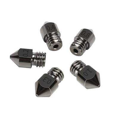 0.2mm Sertleştirilmiş Çelik MK8 Nozzle - 1.75mm - Creality Uyumlu