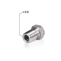 0.4mm E3D V5-V6 Çelik Nozzle - 3.00mm - Thumbnail