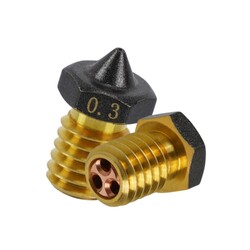 0.4mm E3D V5-V6 High-Speed CHT Pirinç Nozzle - Teflon Kaplı - Thumbnail