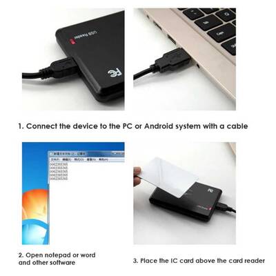 125 Khz RFID USB Kart/Etiket Okuyucu Cihaz