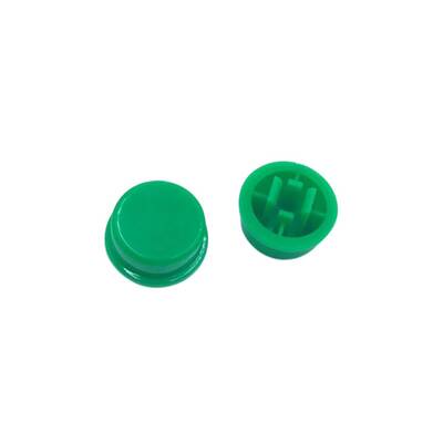 12x12x7.3mm Tact-Push Buton Kapağı - Yeşil