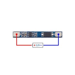 1S 2.5A BMS 18650 Lityum Pil Şarj Koruma Devresi - 3.7V - Thumbnail