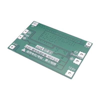 3S 60A BMS 18650 Lityum Pil Şarj Koruma Devresi Balanslı Versiyon - 12.6V