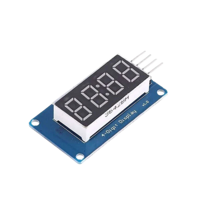 4 Digit 7 Segment TM1637 Kırmızı Display Modül