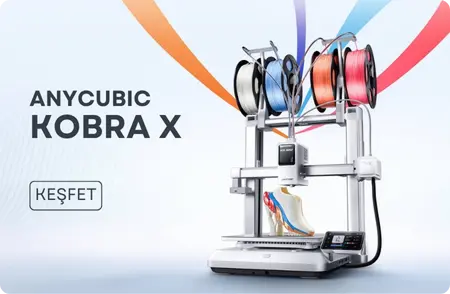 Anycubic Kobra X 3D yazıcı en uygun fiyatıyla şimdi satın al