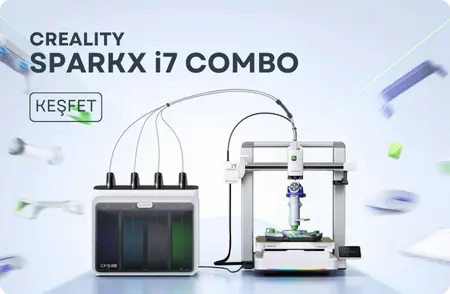 Creality Sparkx i7 Combo şimdi kampanya fiyatıyla Robo90'da satışta!