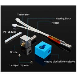 Anycubic Kobra Hotend Seti - 24V/40W - Thumbnail