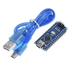 Arduino Nano (Klon) - USB Kablo Hediyeli - Thumbnail