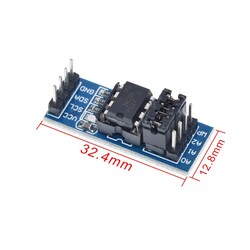 AT24C256 I2C EEPROM Hafıza Modülü - Arduino Uyumlu - Thumbnail