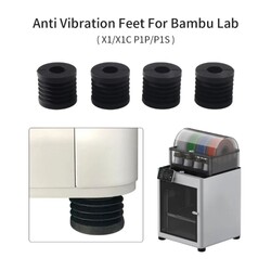 Bambu Lab Titreşim Önleyici Ayak Seti - P1P, P1S, X1C - Thumbnail