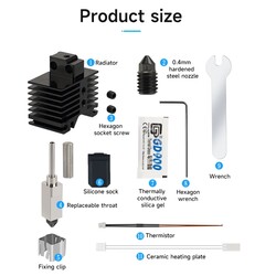 Bambu Lab X1, X1C, P1P Tam Hotend Seti - Thumbnail