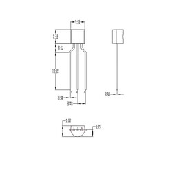 BC548 NPN Transistör - BJT - TO-92 - Thumbnail