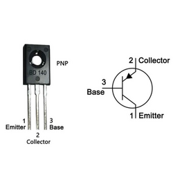 BD140 Transistör BJT TO126 - PNP 80V 1.5A - Thumbnail