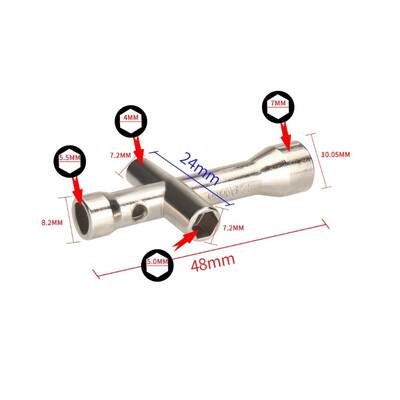 Çok Fonksiyonlu Nozzle Açma Anahtarı - 4 ü 1 Arada