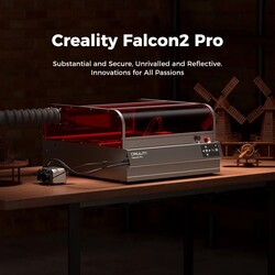 Creality Falcon2 PRO Kapalı Lazer Gravür ve Kesme Makinesi - 40W + 1.6W - Thumbnail