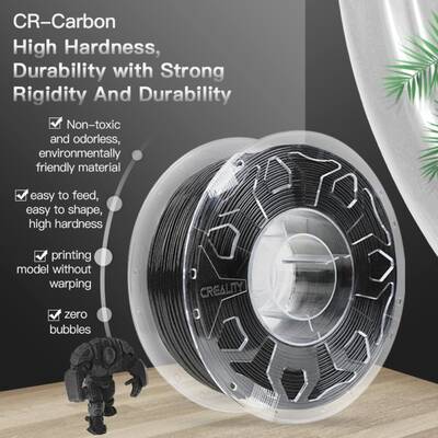 Creality CR-PLA Carbon Fiber Filament - Siyah - 1 Kg