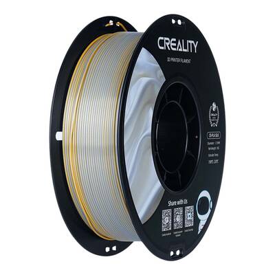 Creality CR-Silk Filament - Altın - Gümüş - 1 Kg - Çift Renkli