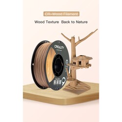 Creality CR-Wood Filament - Beyaz Çam - 1 Kg - Ahşap - Thumbnail