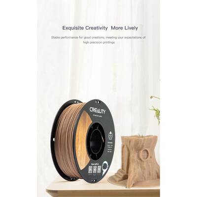 Creality CR-Wood Filament - Beyaz Çam - 1 Kg - Ahşap