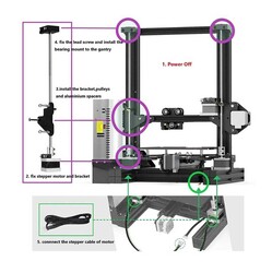 Creality Ender 3 Çift Z Ekseni Upgrade Kiti - Thumbnail