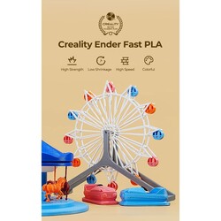 Creality Ender Fast PLA Filament Açık Gri 1.75mm 1kg - Thumbnail