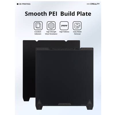 Creality K1 Smooth Pei Kaplı Yay Çeliği Manyetik Tabla - 235x235mm - Orijinal