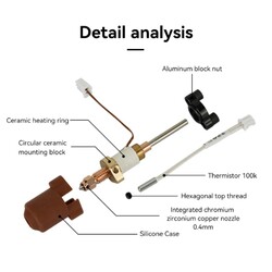 Creality K1C - K1 Max QS Hotend Full Seti - Thumbnail