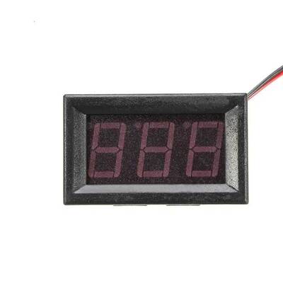 Dijital Panel Voltmetre AC 30-500V - Kırmızı