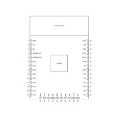 ESP32-WROOM-32 Wi-Fi-Bluetooth Modülü - Thumbnail