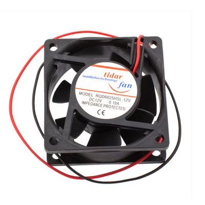 Fan 60x60x25mm 12V 0.18A 1.80W 4500RPM