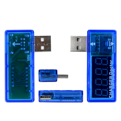 Led Göstergeli USB Tester - USB Voltmetre, Ampermetre - Thumbnail