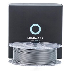 Microzey Gümüş Gri PLA Pro Max Filament - 1.75mm - 1 Kg - Thumbnail