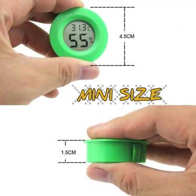 Mini Dijital Termometre - Sıcaklık-Nem Ölçer - Beyaz