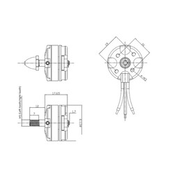 MT2204-2300KV Fırçasız Drone Motoru - CCW - Thumbnail