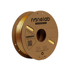 Nanelab Çift Renkli Silk PLA Filament - Altın-Gümüş - 1.75mm - 1Kg - Thumbnail