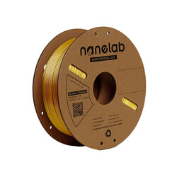 Nanelab Çift Renkli Silk PLA Filament - Altın-Mor - 1.75mm - 1Kg - Thumbnail