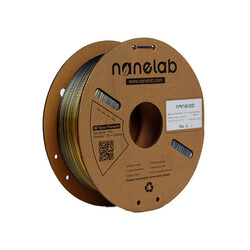 Nanelab Çift Renkli Silk PLA Filament - Siyah-Altın - 1.75mm - 1Kg - Thumbnail