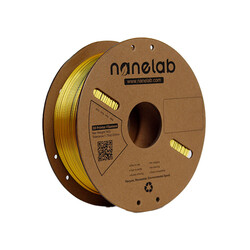 Nanelab Çift Renkli Silk PLA Filament - Siyah-Altın - 1.75mm - 1Kg - Thumbnail