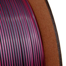 Nanelab Çift Renkli Silk PLA Filament - Siyah-Gül Kırmızısı - 1.75mm - 1Kg - Thumbnail