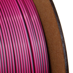 Nanelab Çift Renkli Silk PLA Filament - Siyah-Gül Kırmızısı - 1.75mm - 1Kg - Thumbnail