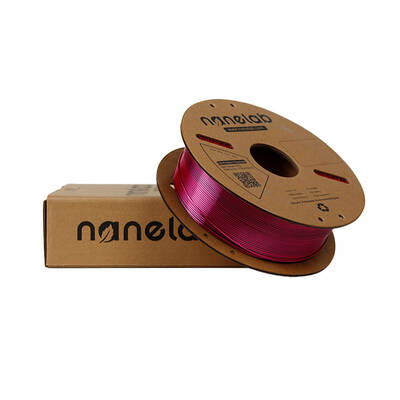 Nanelab Çift Renkli Silk PLA Filament - Siyah-Kırmızı - 1.75mm - 1Kg