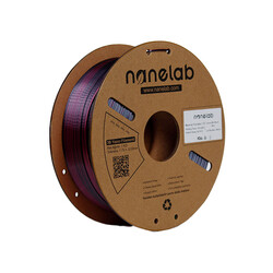 Nanelab Çift Renkli Silk PLA Filament - Siyah-Kırmızı - 1.75mm - 1Kg - Thumbnail