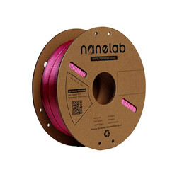 Nanelab Çift Renkli Silk PLA Filament - Siyah-Kırmızı - 1.75mm - 1Kg - Thumbnail