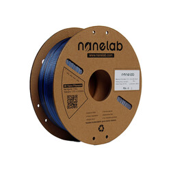 Nanelab Çift Renkli Silk PLA Filament - Siyah-Mavi - 1.75mm - 1Kg - Thumbnail