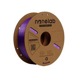 Nanelab Çift Renkli Silk PLA Filament - Siyah-Mor - 1.75mm - 1Kg - Thumbnail