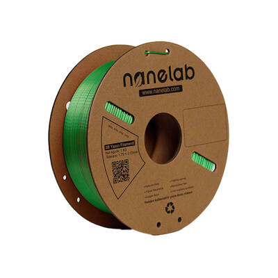 Nanelab Çift Renkli Silk PLA Filament - Yeşil-Kırmızı - 1.75mm - 1Kg