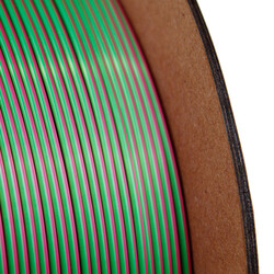 Nanelab Çift Renkli Silk PLA Filament - Yeşil-Kırmızı - 1.75mm - 1Kg - Thumbnail