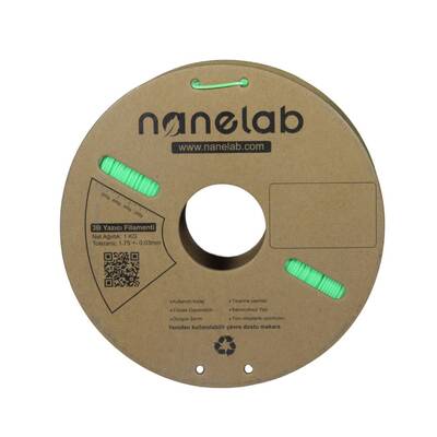 Nanelab Elma Yeşili PLA Filament - 1.75mm - 1Kg