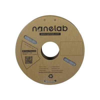 Nanelab Hyper PLA Gri Filament - 1.75mm - 1Kg