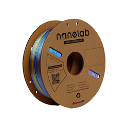 Nanelab Üç Renk Silk PLA Filament - Altın-Fuşya-Mavi - 1.75mm - 1Kg - Thumbnail